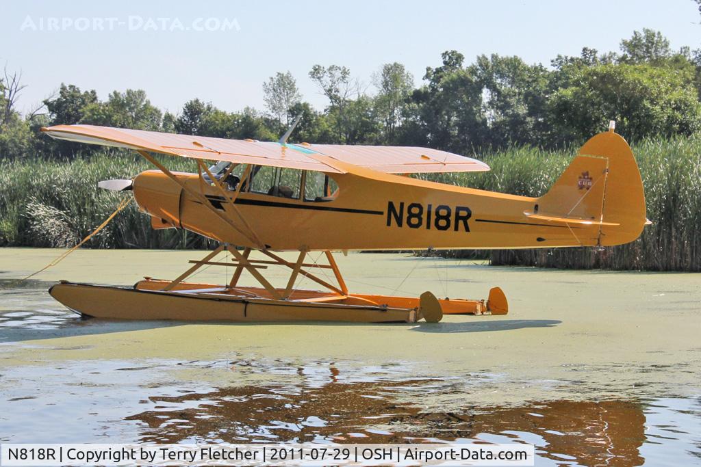 N818R, 1994 Piper PA-18-150 Super Cub C/N 1809084, At Lake Winnebago, during 2011 Oshkosh Week
