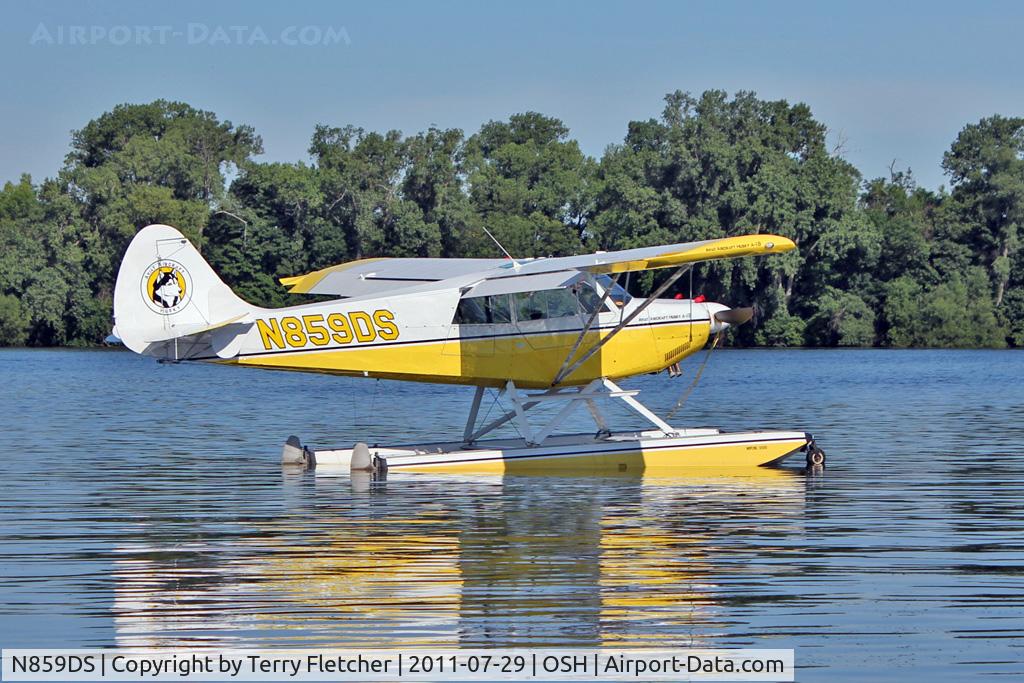 N859DS, 2007 Aviat A-1B Husky C/N 2416, At Lake Winnebago, during 2011 Oshkosh Week