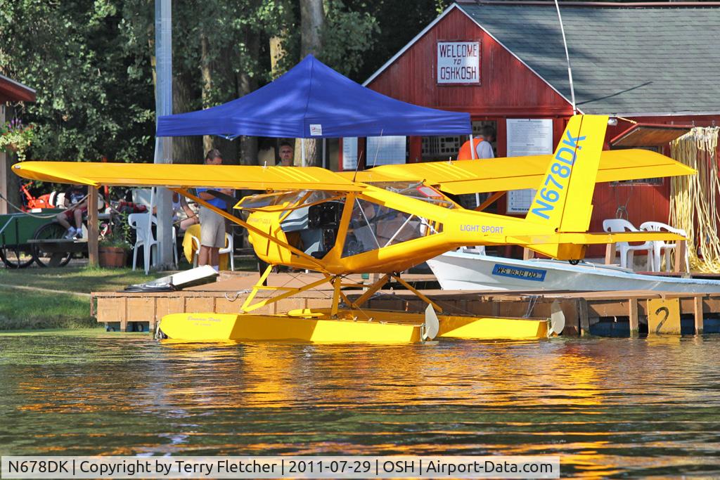 N678DK, Aeroprakt A-22LS Valor C/N 049, At Lake Winnebago, during 2011 Oshkosh Week