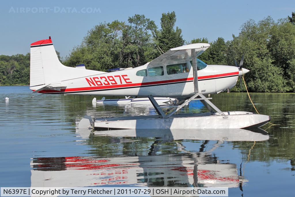 N6397E, 1980 Cessna A185F Skywagon 185 C/N 18504039, At Lake Winnebago, during 2011 Oshkosh Week