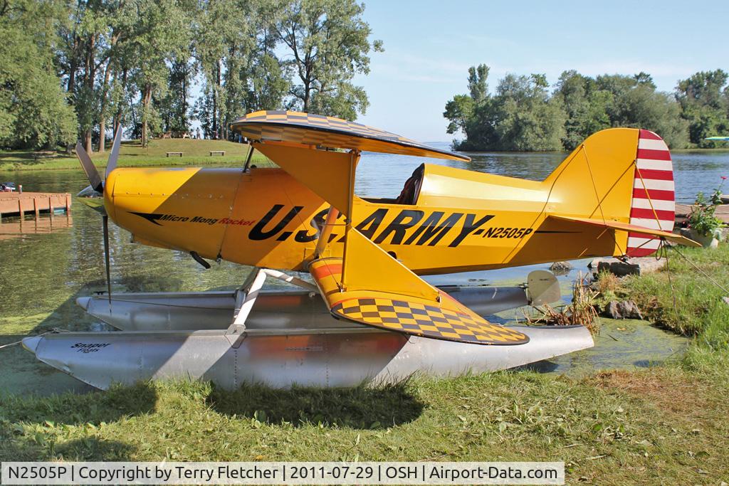 N2505P, 2008 Green Sky Adventures Micro Mong C/N 32, At Lake Winnebago, during 2011 Oshkosh Week