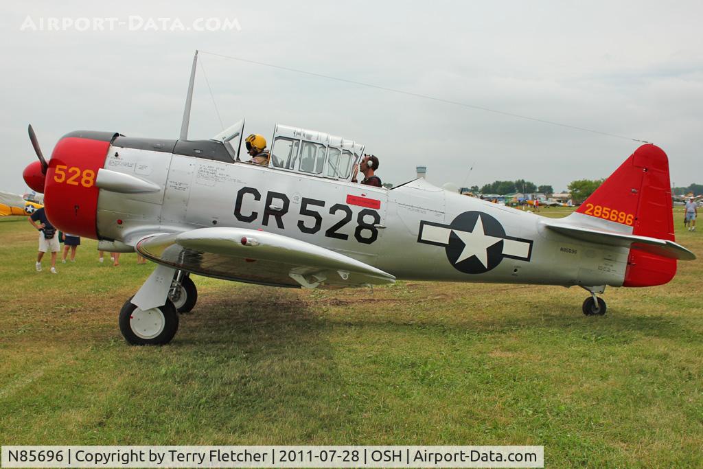 N85696, 1942 North American AT-6D C/N 42-85696, At 2011 Oshkosh