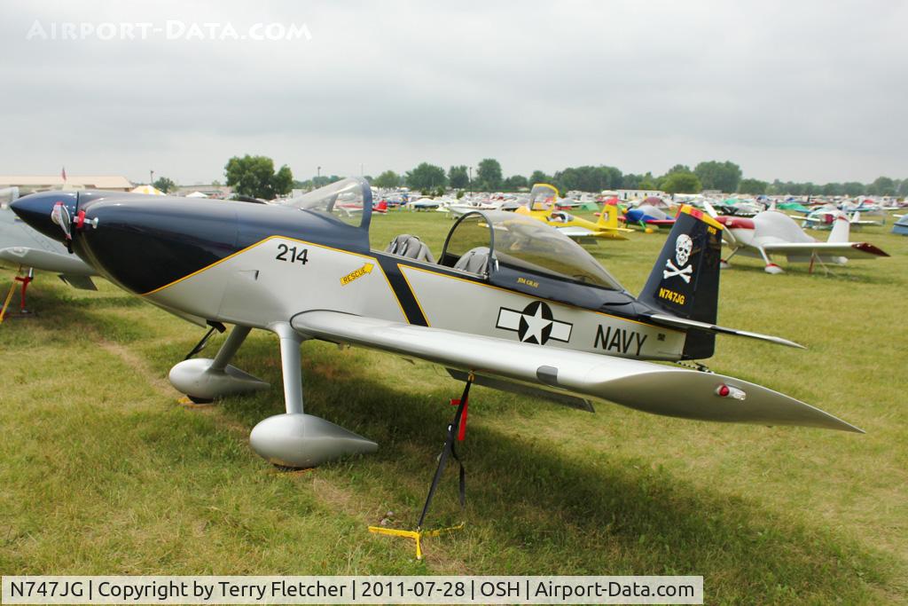 N747JG, 2008 Vans RV-8 C/N 81612, At 2011 Oshkosh
