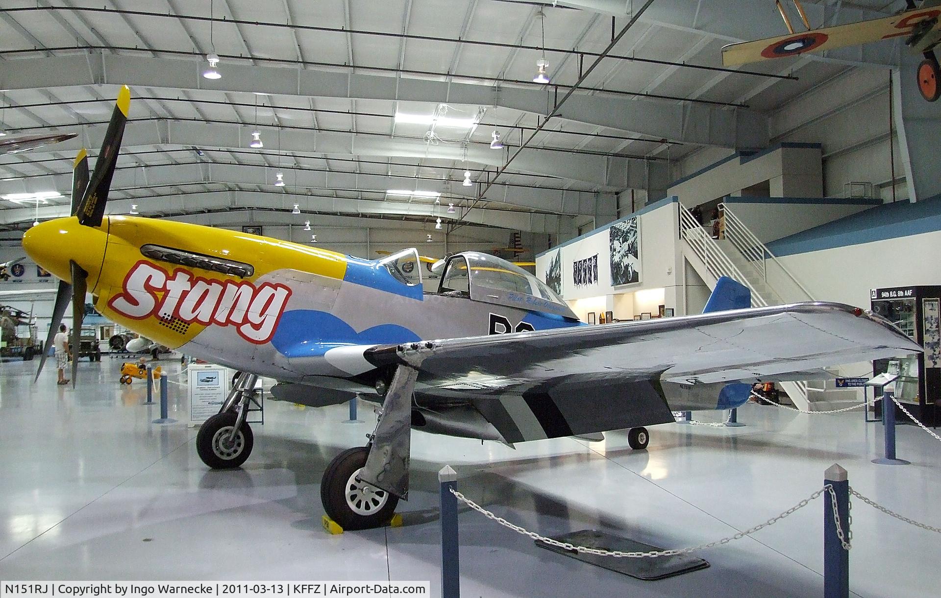 N151RJ, North American P-51D Mustang C/N 44-74404, North American P-51D Mustang at the CAF Arizona Wing Museum, Mesa AZ