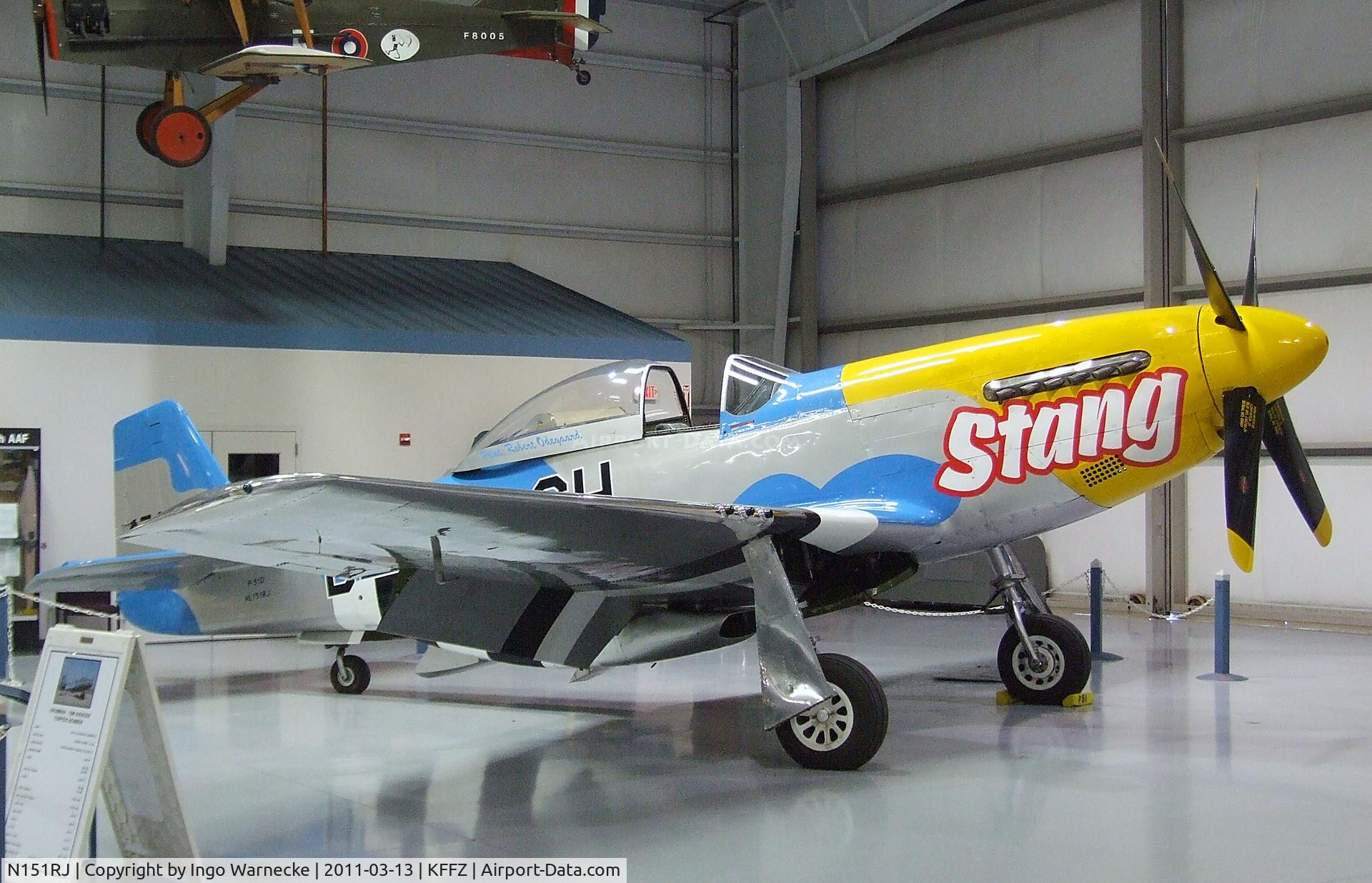 N151RJ, North American P-51D Mustang C/N 44-74404, North American P-51D Mustang at the CAF Arizona Wing Museum, Mesa AZ