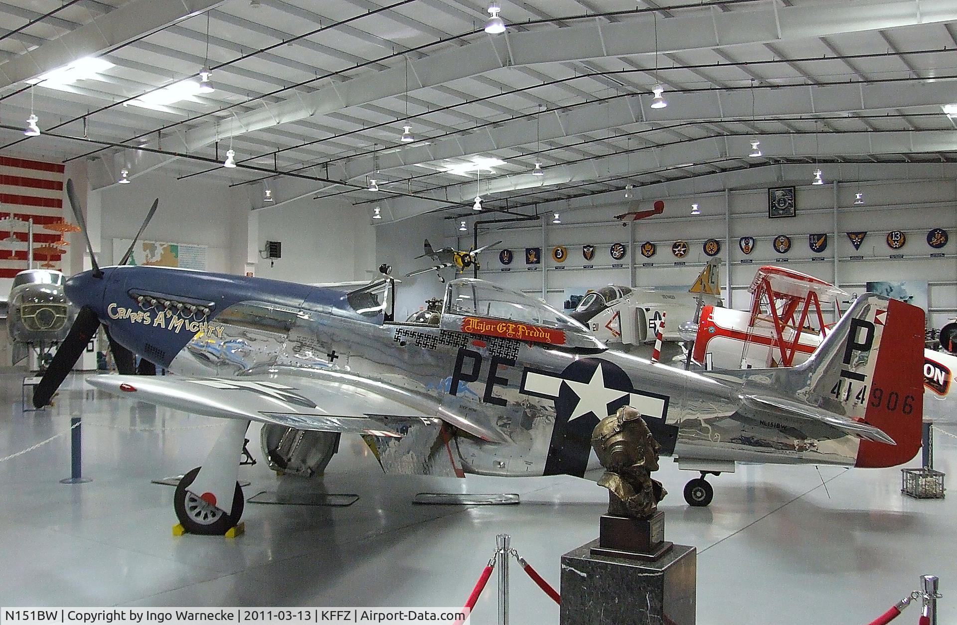 N151BW, 1962 North American P-51D Mustang C/N 44-74813, North American P-51D Mustang at the CAF Arizona Wing Museum, Mesa AZ