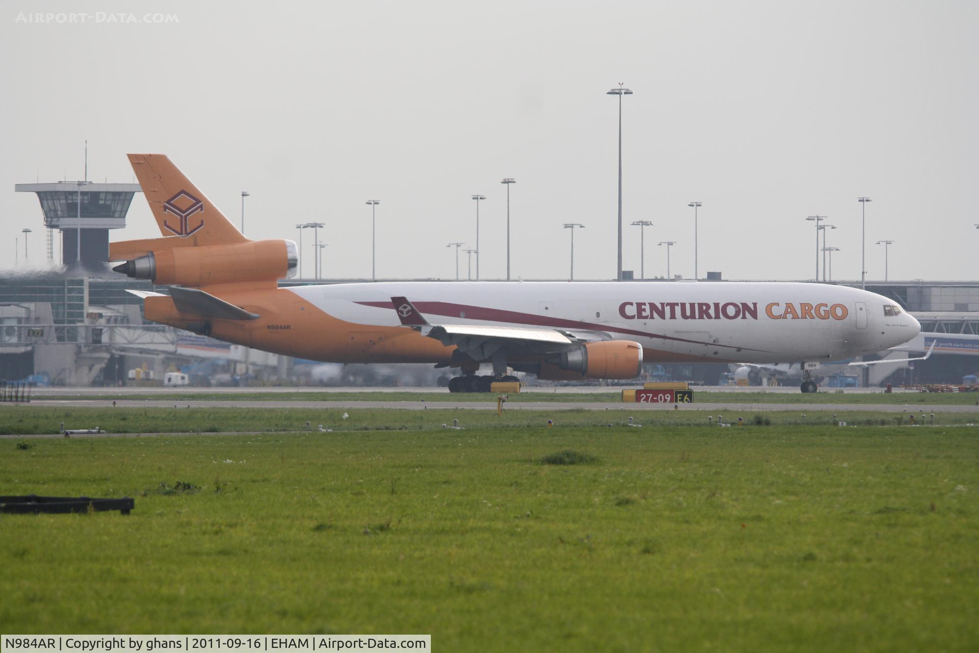 N984AR, 1992 McDonnell Douglas MD-11F C/N 48429, Centurion Cargo