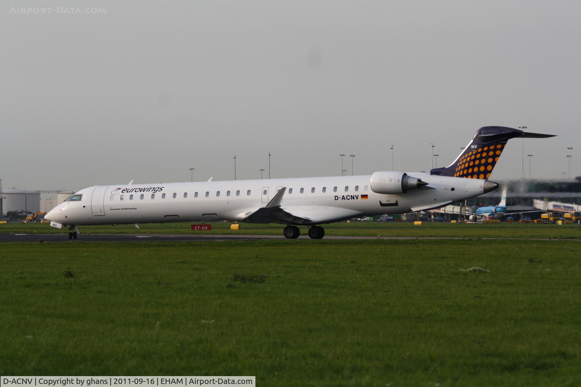 D-ACNV, 2011 Bombardier CRJ-900LR (CL-600-2D24) C/N 15268, Latest Crj 900 for Eurowings