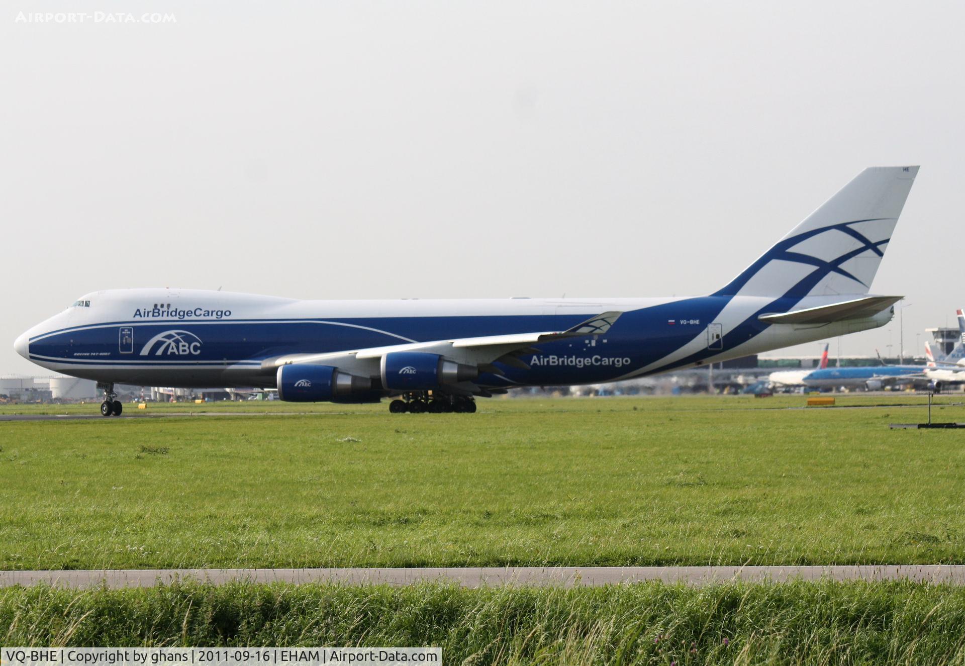 VQ-BHE, 2008 Boeing 747-4KZF (SCD) C/N 36784, Air Bridge Cargo