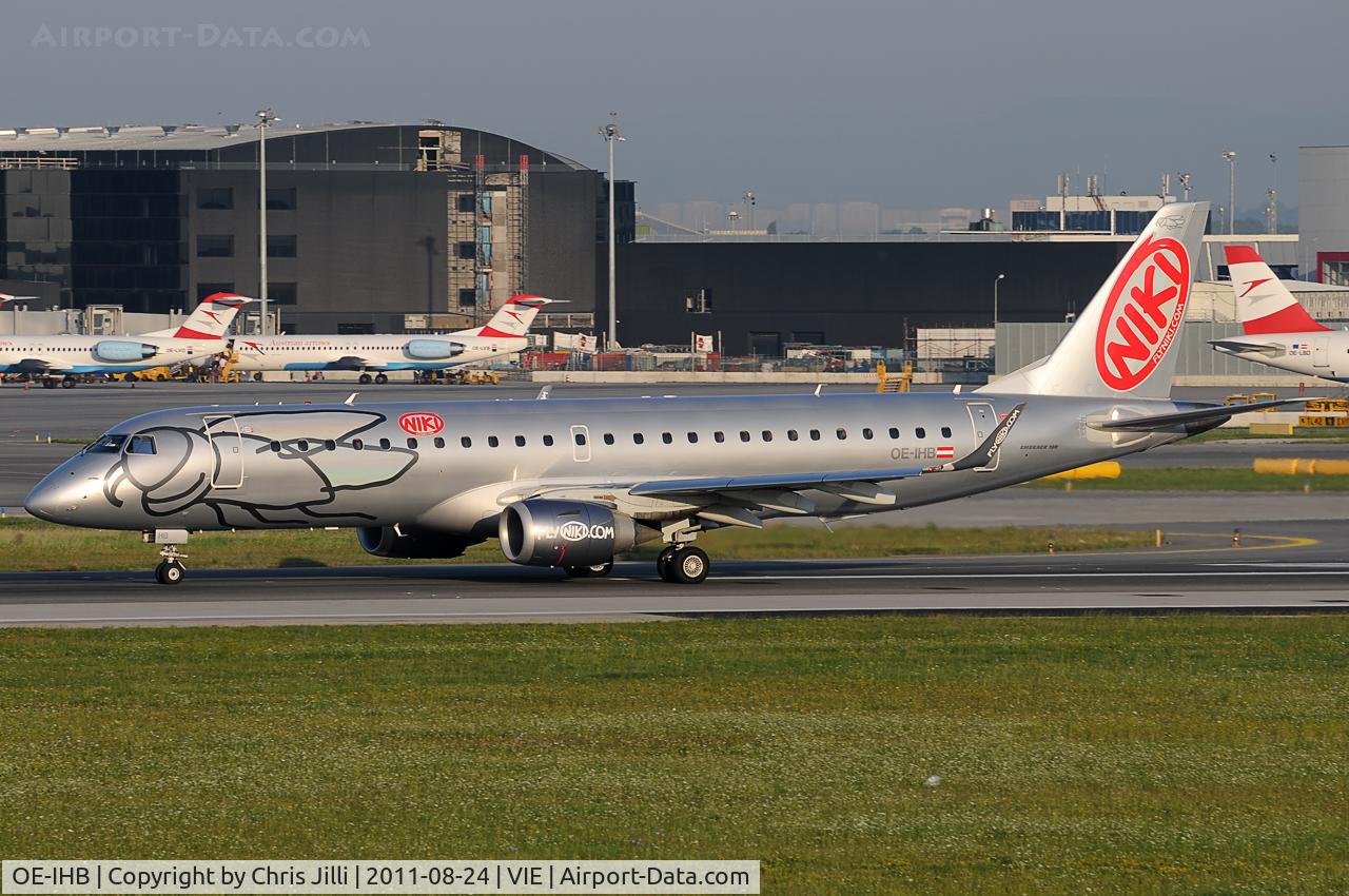 OE-IHB, 2009 Embraer 190LR (ERJ-190-100LR) C/N 19000294, Niki