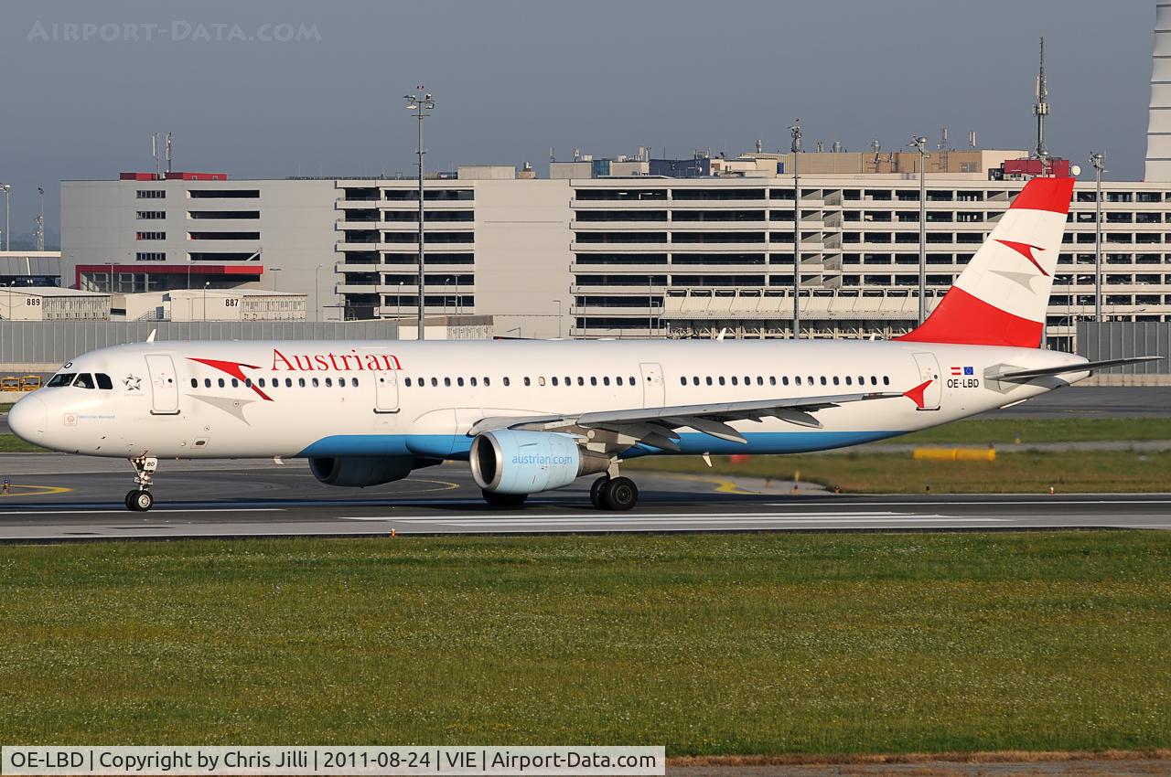 OE-LBD, 1998 Airbus A321-211 C/N 920, Austrian Airlines