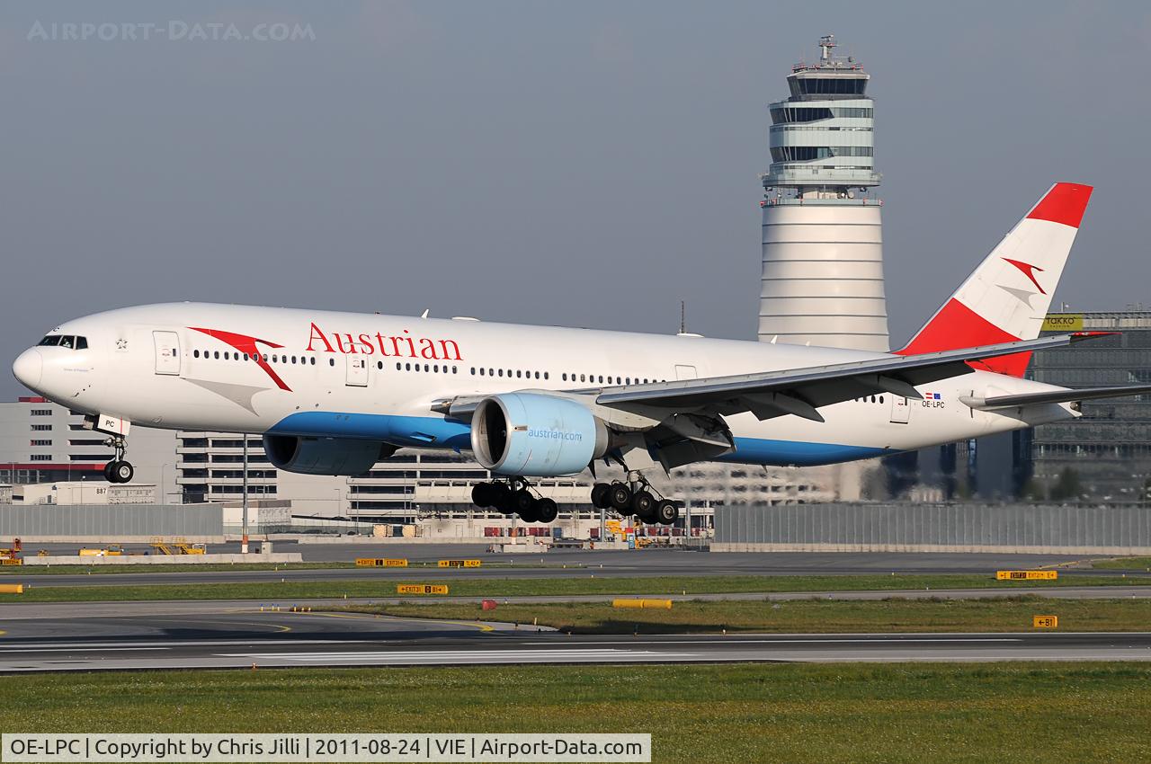 OE-LPC, 2002 Boeing 777-2Z9/ER C/N 29313, Austrian Airlines