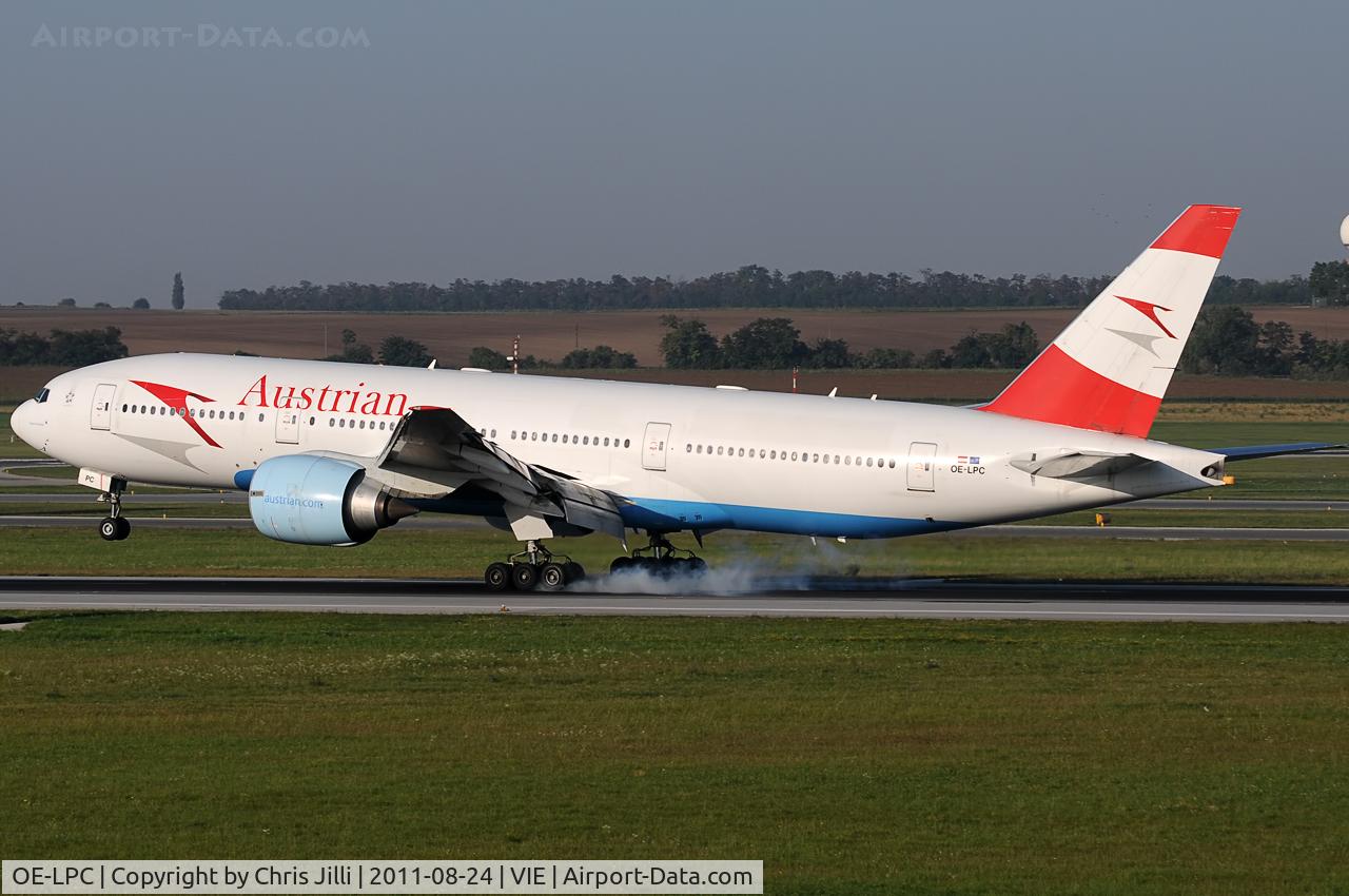 OE-LPC, 2002 Boeing 777-2Z9/ER C/N 29313, Austrian Airlines