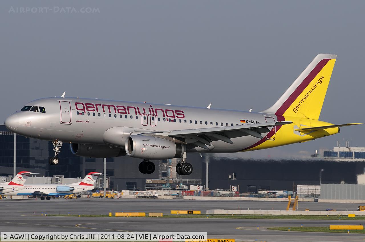 D-AGWI, 2008 Airbus A319-132 C/N 3358, Germanwings