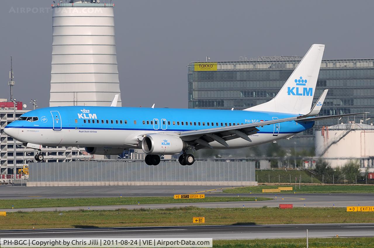 PH-BGC, 2008 Boeing 737-8K2 C/N 30361, KLM - Royal Dutch Airlines
