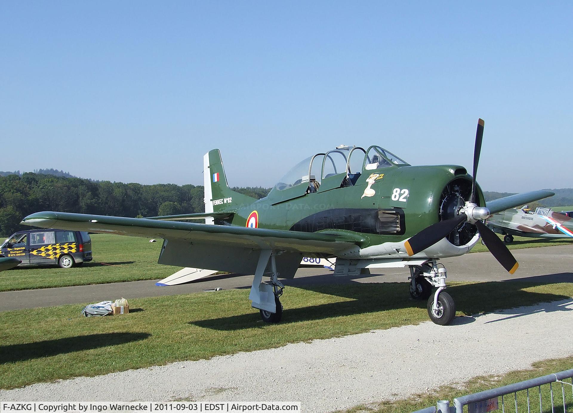 F-AZKG, 1951 North American T-28A Fennec C/N 174-111, North American T-28A Fennec at the 2011 Hahnweide Fly-in, Kirchheim unter Teck airfield