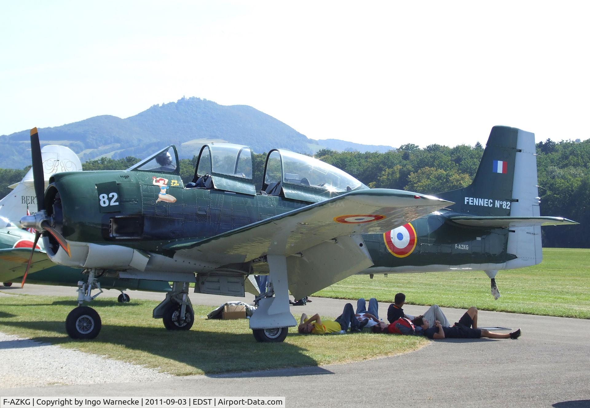 F-AZKG, 1951 North American T-28A Fennec C/N 174-111, North American T-28A Fennec at the 2011 Hahnweide Fly-in, Kirchheim unter Teck airfield