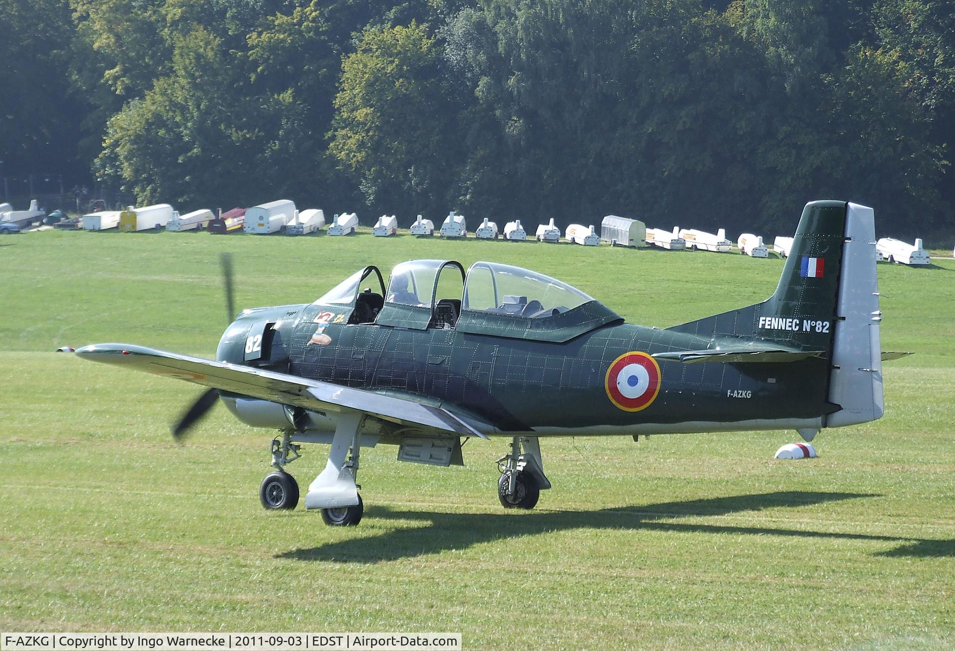 F-AZKG, 1951 North American T-28A Fennec C/N 174-111, North American T-28A Fennec at the 2011 Hahnweide Fly-in, Kirchheim unter Teck airfield