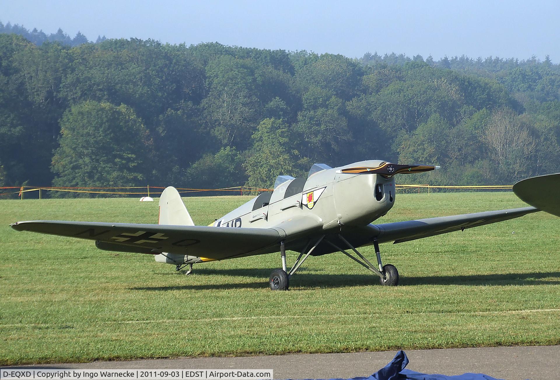 D-EQXD, 1941 Klemm Kl-35D C/N 1979, Klemm Kl 35D at the 2011 Hahnweide Fly-in, Kirchheim unter Teck airfield