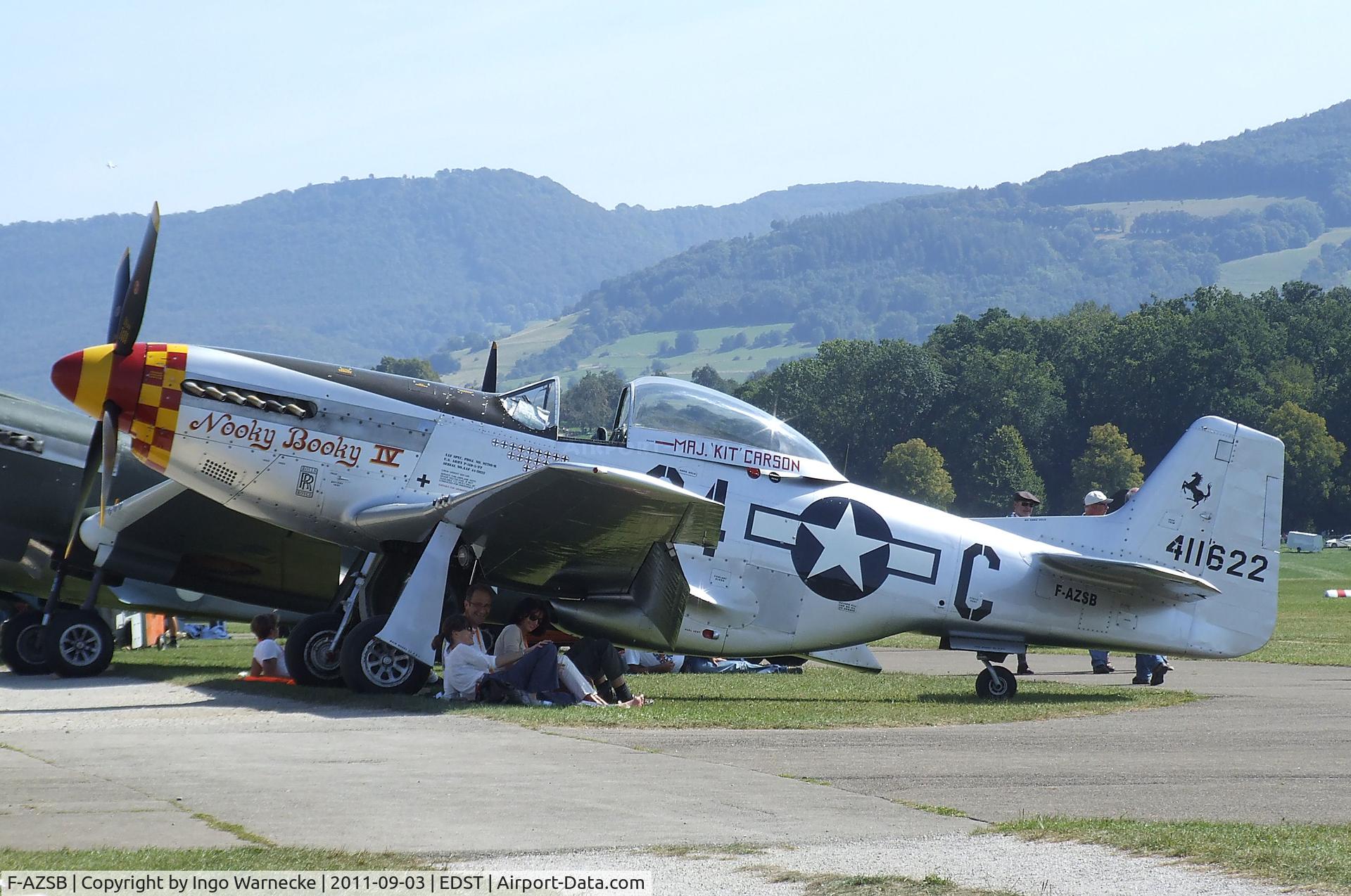 F-AZSB, 1944 North American P-51D Mustang C/N 122-40967, North American P-51D Mustang at the 2011 Hahnweide Fly-in, Kirchheim unter Teck airfield