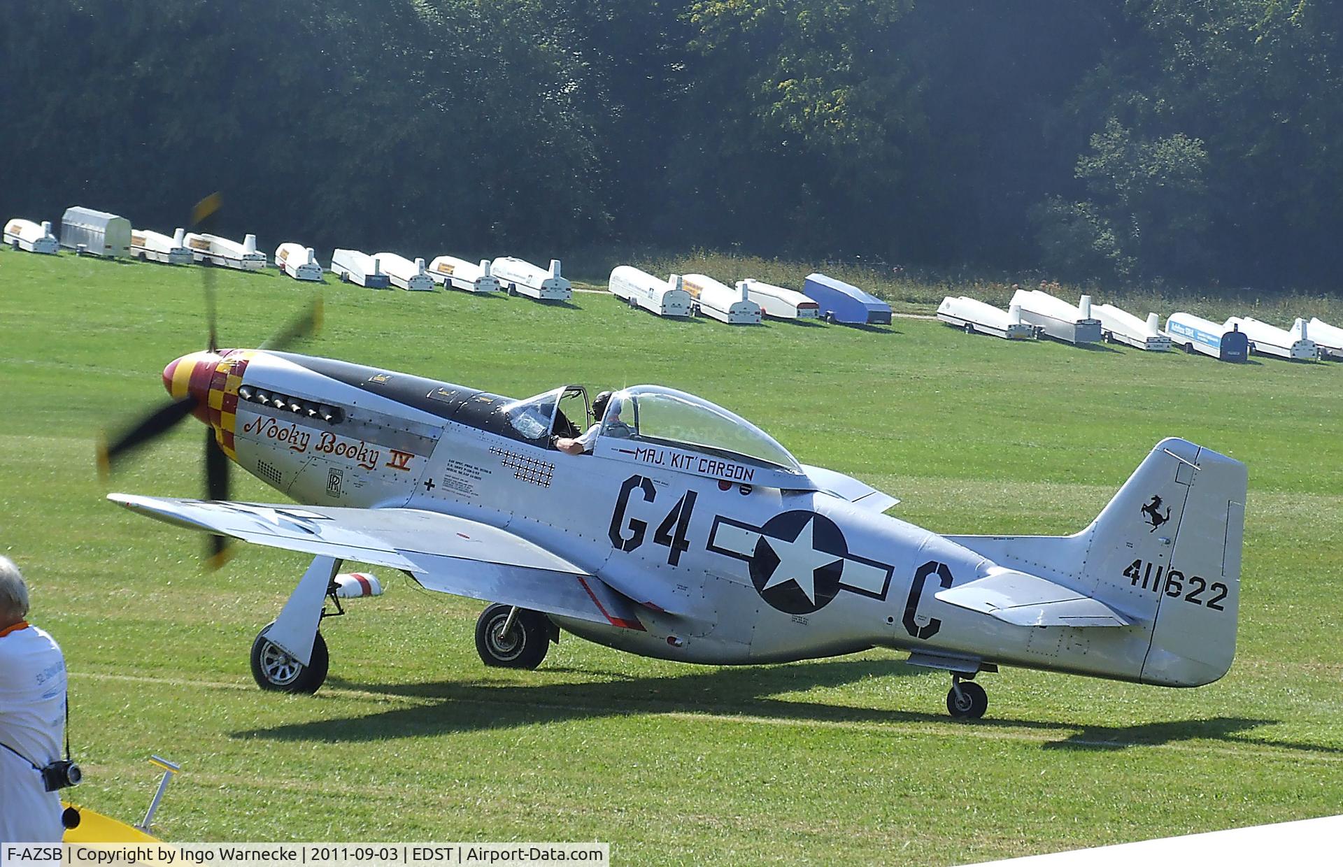 F-AZSB, 1944 North American P-51D Mustang C/N 122-40967, North American P-51D Mustang at the 2011 Hahnweide Fly-in, Kirchheim unter Teck airfield