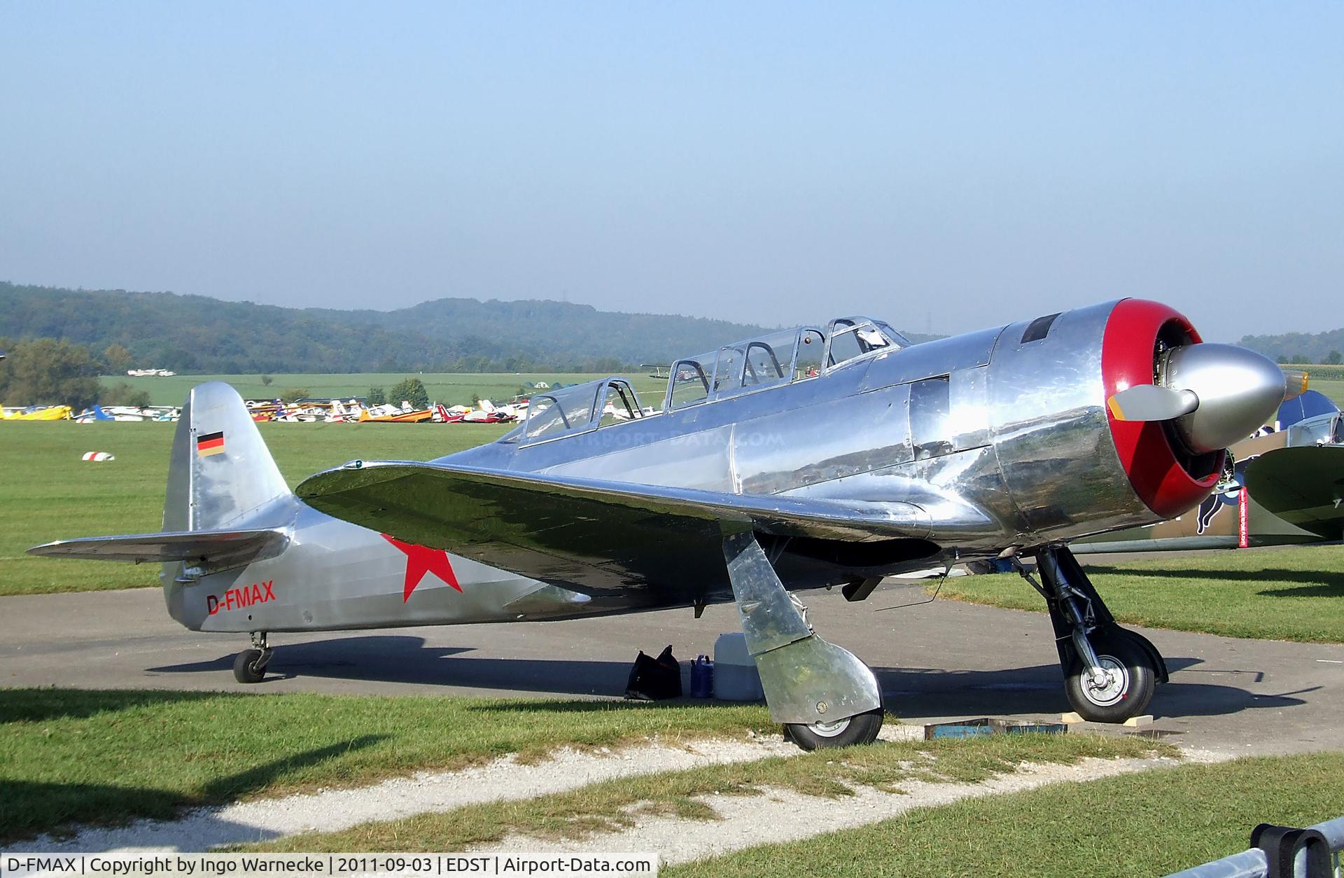 D-FMAX, 1947 Let C-11 (Yak-11) C/N 171101, Let C-11 (Yak-11 MOOSE) at the 2011 Hahnweide Fly-in, Kirchheim unter Teck airfield