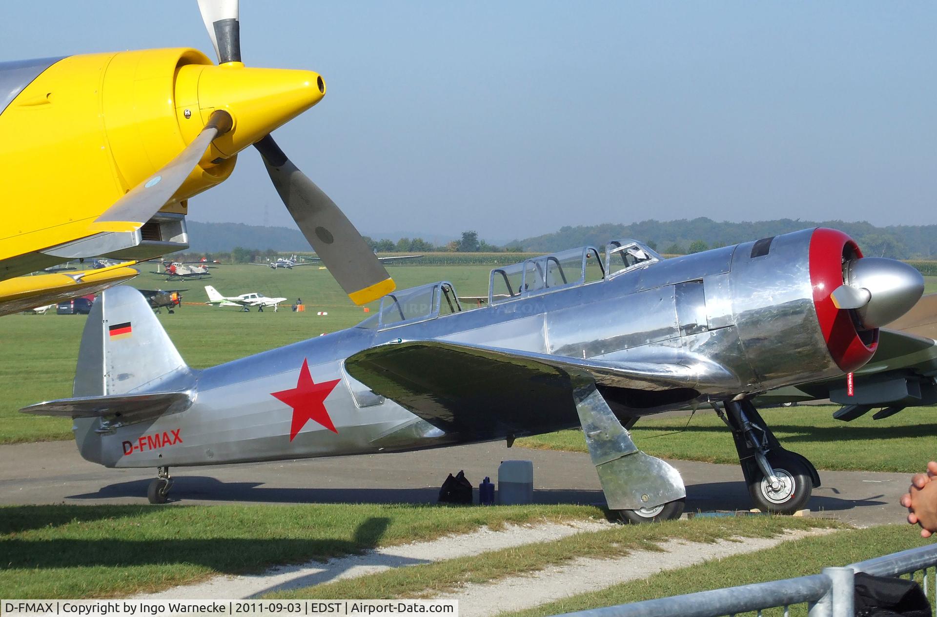 D-FMAX, 1947 Let C-11 (Yak-11) C/N 171101, Let C-11 (Yak-11 MOOSE) at the 2011 Hahnweide Fly-in, Kirchheim unter Teck airfield