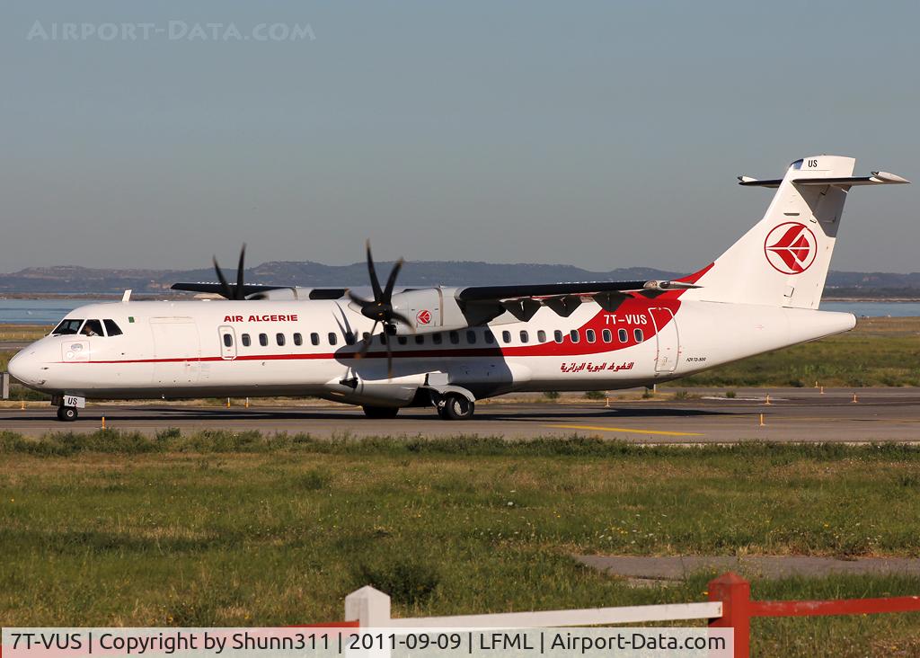 7T-VUS, 2010 ATR 72-212A C/N 913, Lining up rwy 31R for departure...