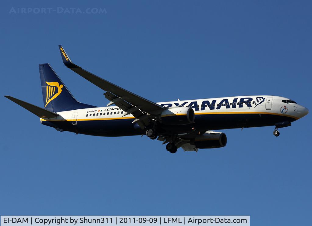 EI-DAM, 2003 Boeing 737-8AS C/N 33719, Landing rwy 31R