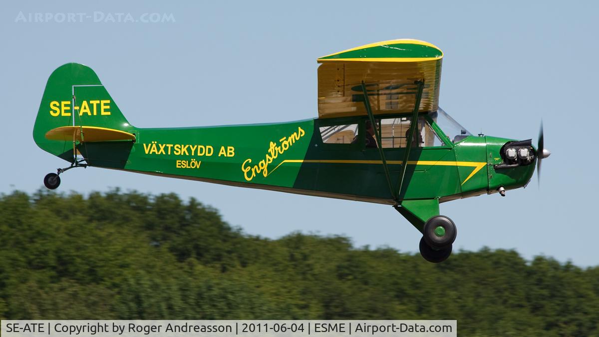 SE-ATE, 1943 Piper J3C-65 Cub C/N 11965-1338, Helsingborgs Flygklubb