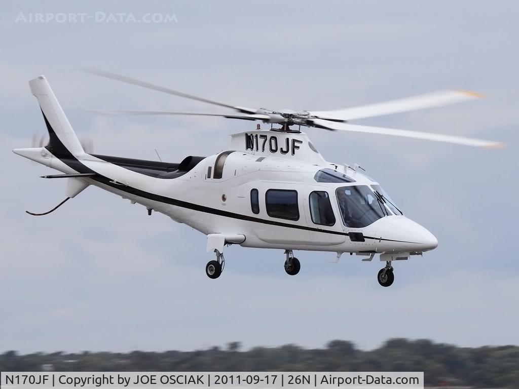 N170JF, 1998 Agusta A-109E C/N 11022, Arriving at Ocean City