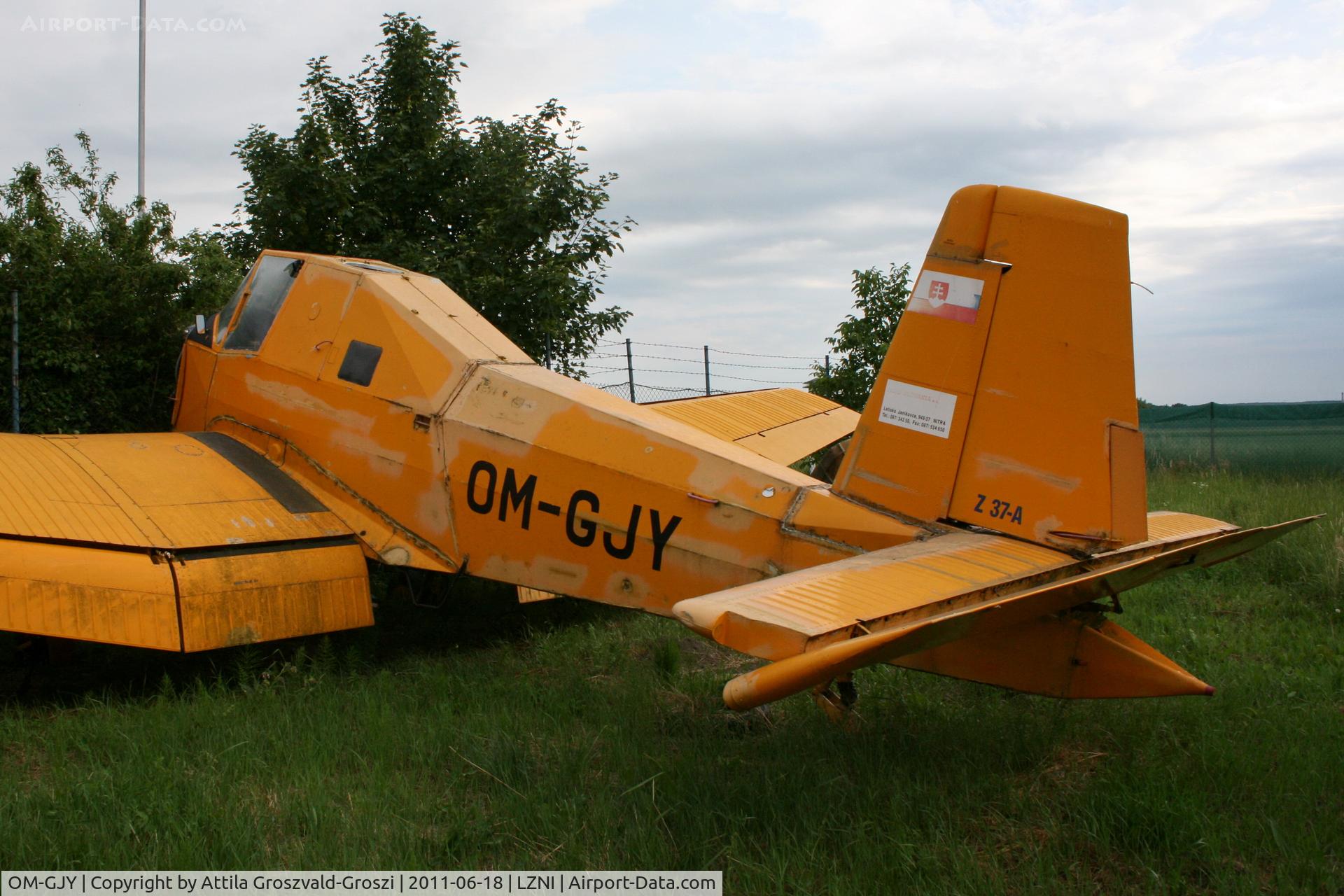 OM-GJY, Let Z-37A Cmelak C/N 22-20, Nitra Janikovce Airport - Slovakia (Slovak Republik) SK