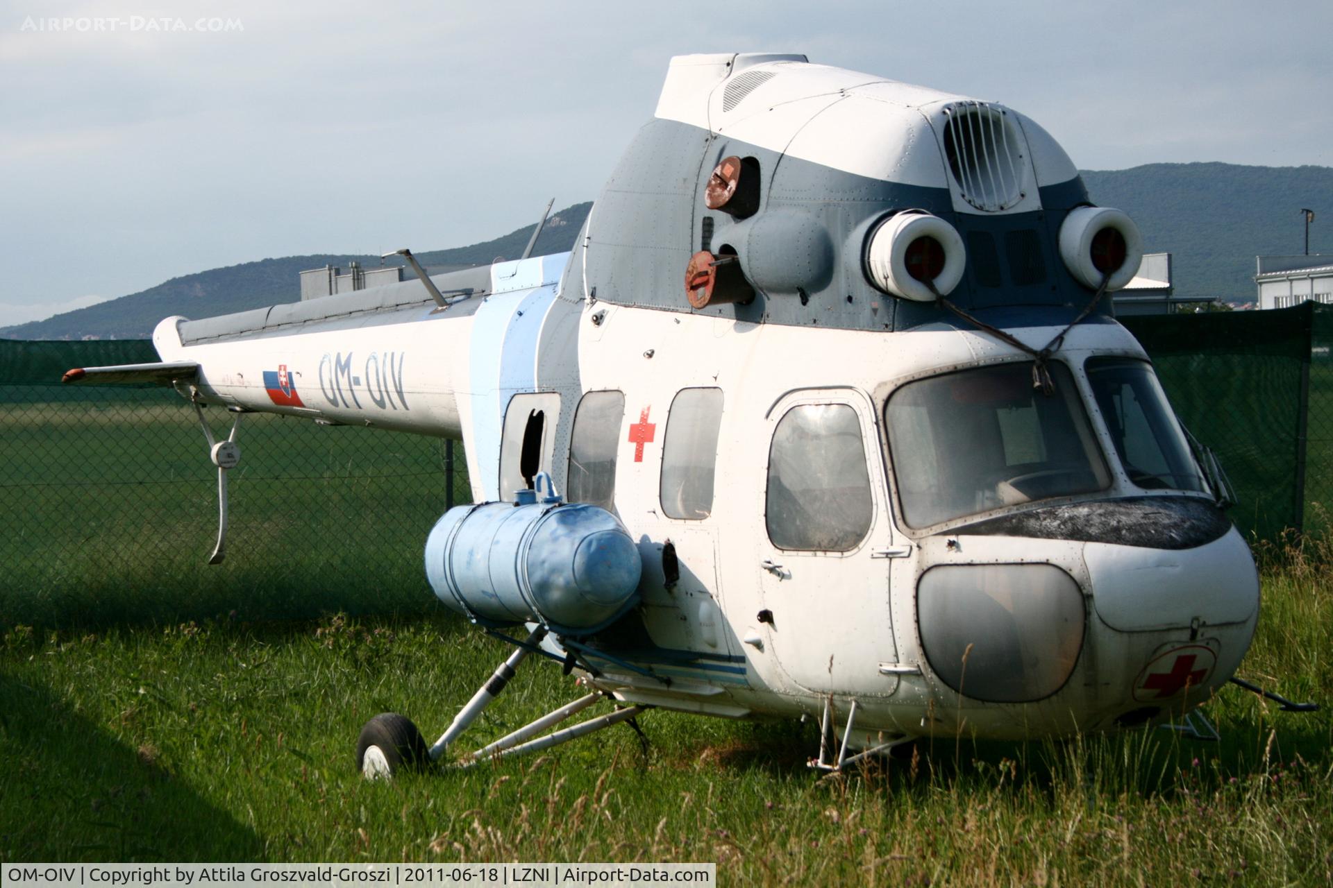 OM-OIV, 1981 Mil (PZL-Swidnik) Mi-2 C/N 528603034, Nitra Janikovce Airport - Slovakia (Slovak Republik) SK