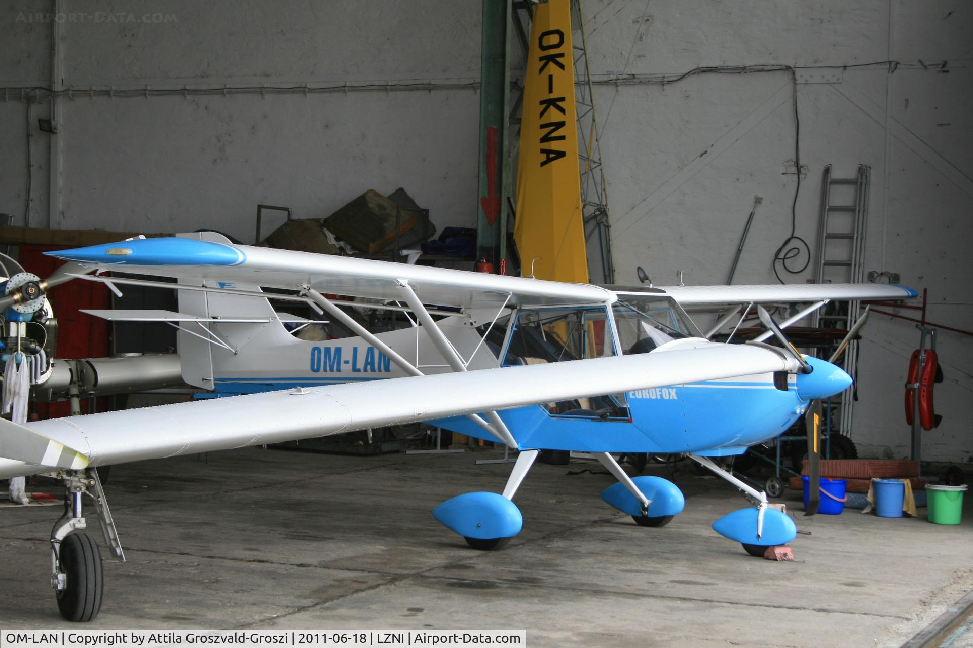 OM-LAN, 2006 Aeropro Eurofox C/N 19506, Nitra Janikovce Airport - Slovakia (Slovak Republik) SK