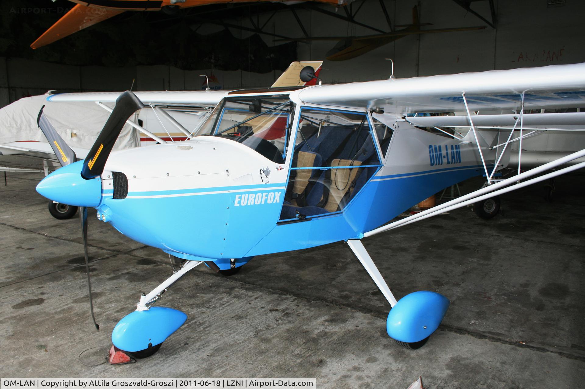 OM-LAN, 2006 Aeropro Eurofox C/N 19506, Nitra Janikovce Airport - Slovakia (Slovak Republik) SK