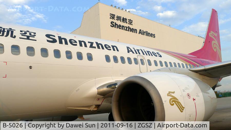 B-5026, 2001 Boeing 737-7BX C/N 30742, 737-700
