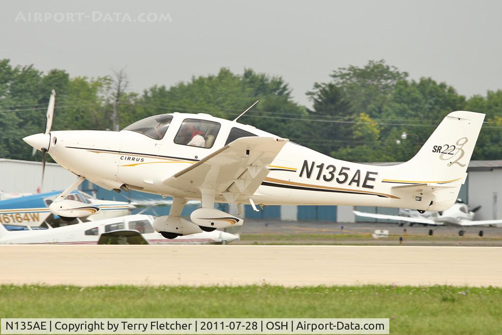 N135AE, 2005 Cirrus SR22 G2 C/N 1716, At 2011 Oshkosh
