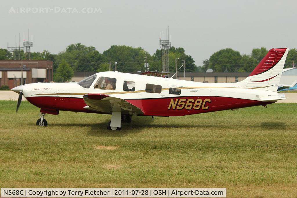 N568C, 2001 Piper PA-32R-301T Turbo Saratoga C/N 3257264, At 2011 Oshkosh