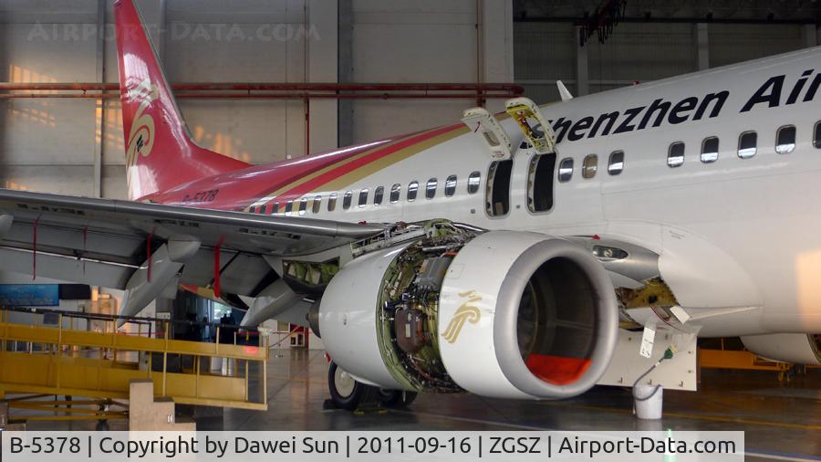 B-5378, 2008 Boeing 737-8AL C/N 35085, shenzhenair