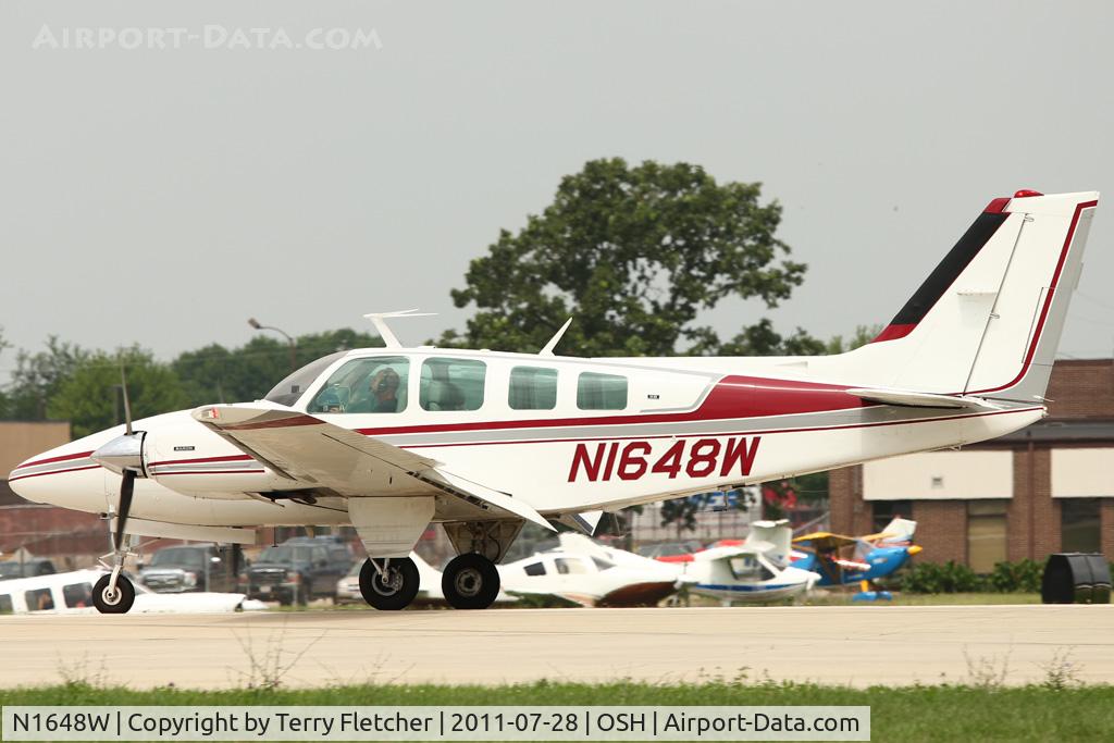 N1648W, 1972 Beech 58 Baron C/N TH-251, At 2011 Oshkosh