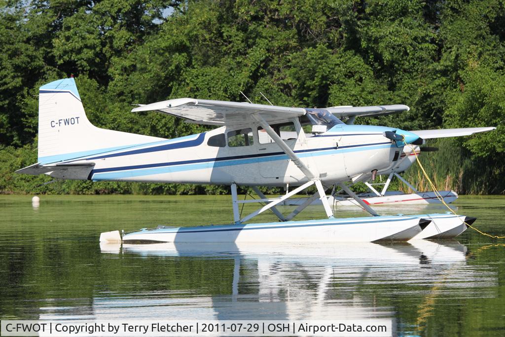 C-FWOT, 1968 Cessna A185E Skywagon 185 C/N 185 1356, At Lake Winnebago during 2011 Oshkosh week