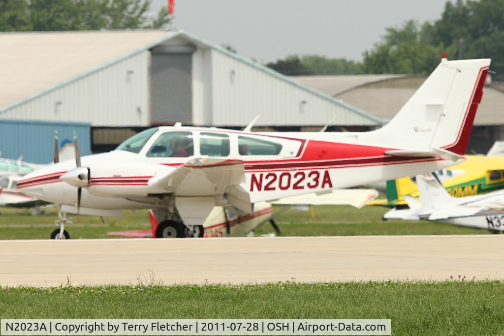 N2023A, 1978 Beech 95-B55 Baron Baron C/N TC-2168, At 2011 Oshkosh