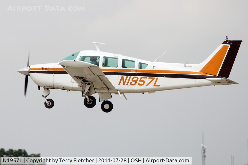 N1957L, 1976 Beech B24R Sierra C/N MC-423, At 2011 Oshkosh