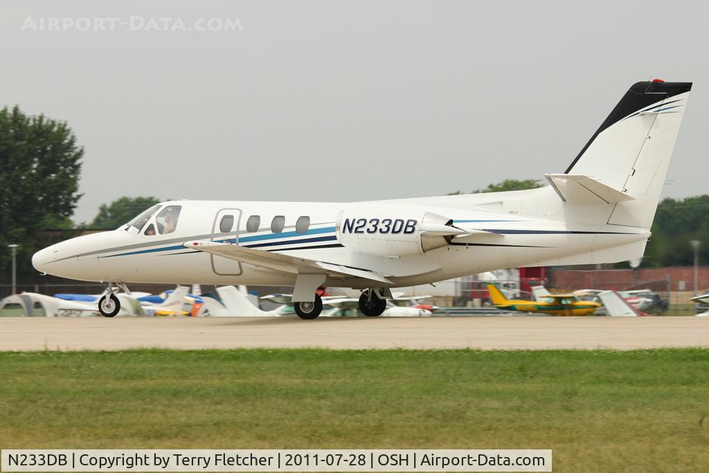 N233DB, 1974 Cessna 500 Citation C/N 500-0158, At 2011 Oshkosh