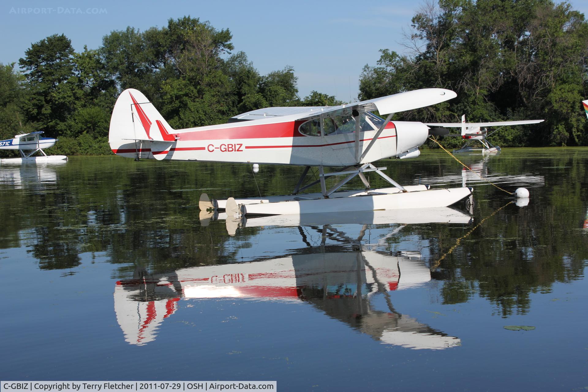 C-GBIZ, 1988 Wag-Aero CUBy C/N 130853, at Lake Winnebago during  2011 Oshkosh