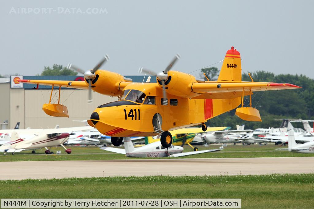 N444M, Grumman G-44A Widgeon C/N 1411, At 2011 Oshkosh