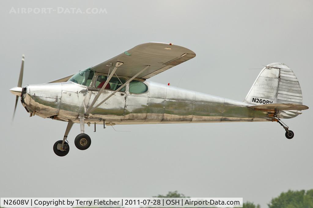 N2608V, 1948 Cessna 170 C/N 18118, At 2011 Oshkosh