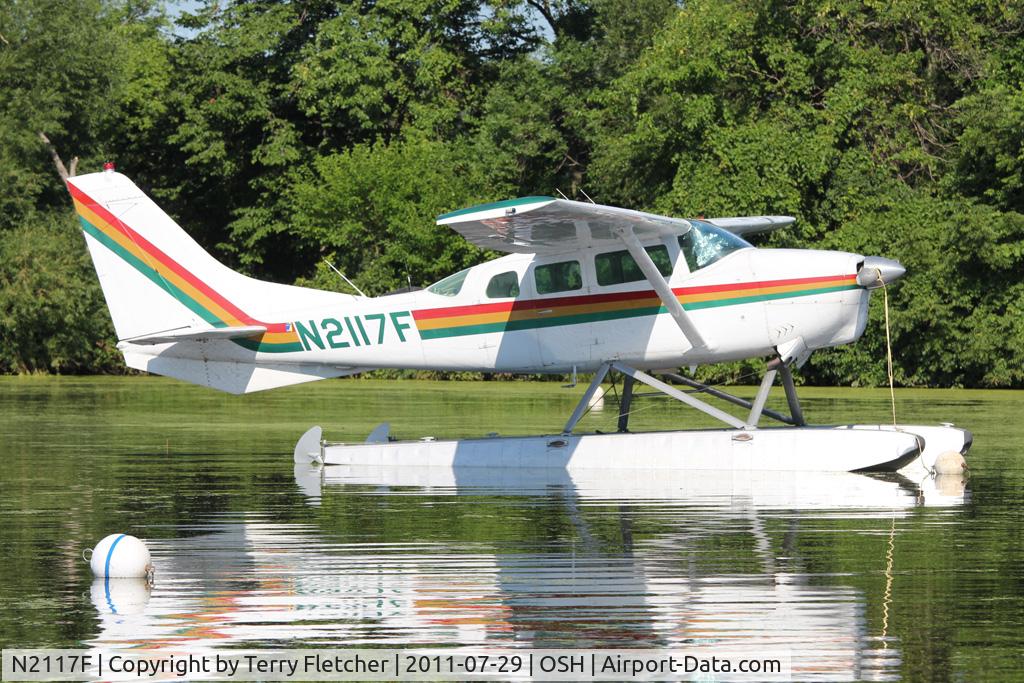 N2117F, 1964 Cessna U206 Super Skywagon C/N U206-0317, At Lake Winnebago during 2011 Oshkosh