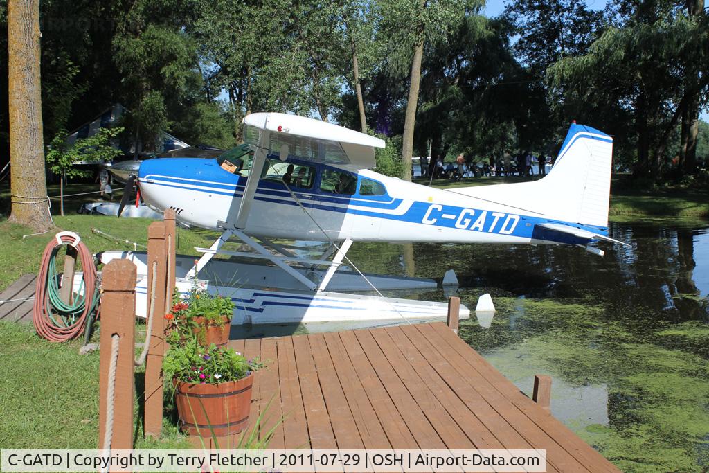 C-GATD, 1985 Cessna A185F Skywagon 185 C/N 18504446, At Lake Winnebago during 2011 Oshkosh