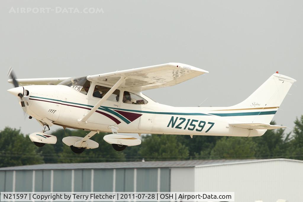 N21597, 1973 Cessna 182P Skylane C/N 18261741, at 2011 Oshkosh